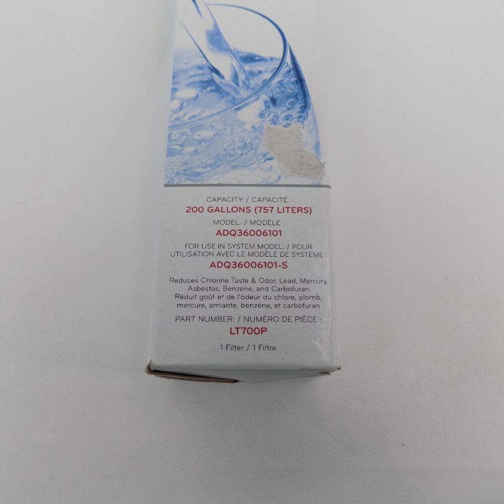 LG OEM Refrigerator Replacement Filter Model LT700P Part Number ADQ36006101 - Picture 3 of 7